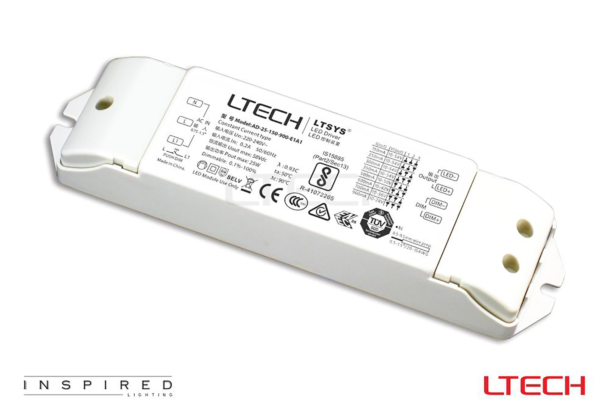 1-10V Constant Current Drivers LTECH 1-10V Driver 1-10V Constant Current Drivers LTECH 1-10V Driver